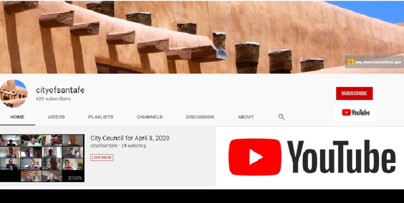 WATCH CITY MEETINGS LIVE ON YOUTUBE