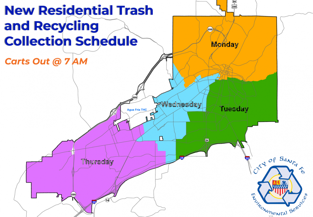 AUG 15 - New Residential Trash and Recycling Collection Schedule