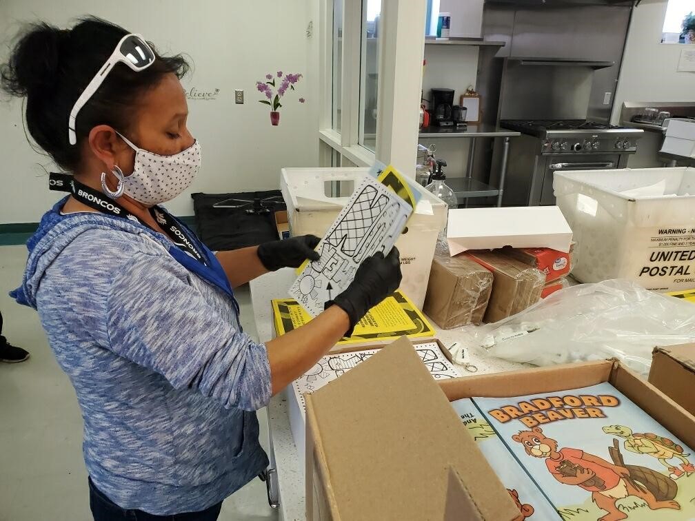 YFS Staff Prepares Kits