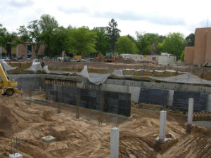 Community Convention Center Photo of construction of Community Convention Center