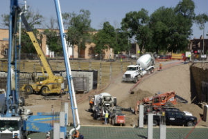 Community Convention Center Photo of construction of Community Convention Center