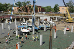 Community Convention Center Photo of construction of Community Convention Center
