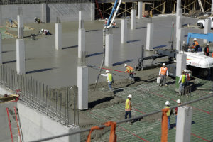 Community Convention Center Photo of construction of Community Convention Center