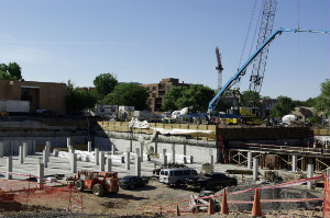 Community Convention Center Photo of construction of Community Convention Center