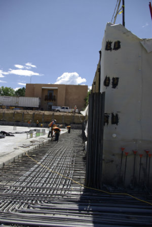 Community Convention Center Photo of construction of Community Convention Center