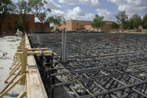 Community Convention Center Photo of construction of Community Convention Center