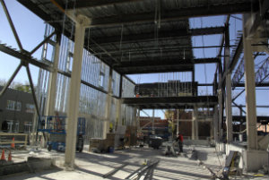 Community Convention Center Photo of construction of Community Convention Center
