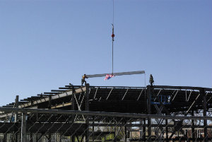 Community Convention Center Photo of construction of Community Convention Center