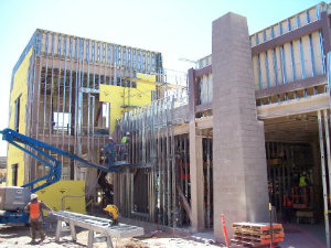 Community Convention Center Photo of construction of Community Convention Center