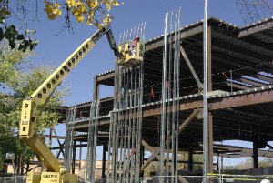 Community Convention Center Photo of construction of Community Convention Center