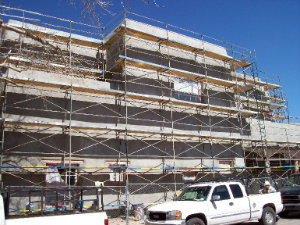 Community Convention Center Photo of construction of Community Convention Center