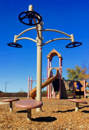 Photo of play equipment at Larragoite Park